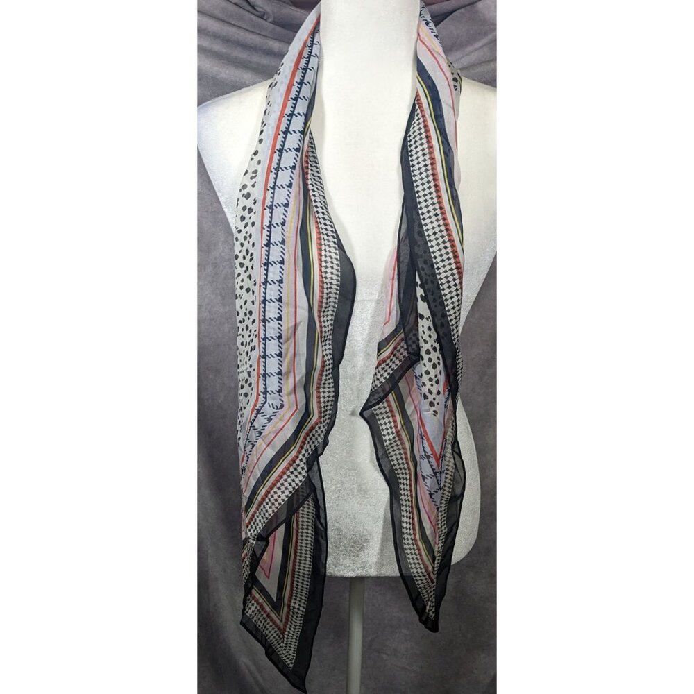 Preppy Multi Pattern Super Soft Lightweight Scarf - image 5
